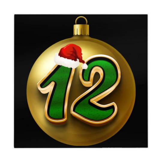 12 Dozen Christmas Balls Decorations - NR Twelve Mahjong Mats