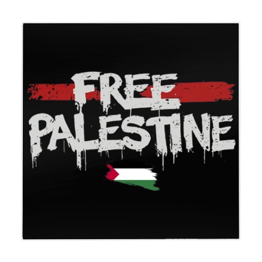 graffiti free palestine Mahjong Mats