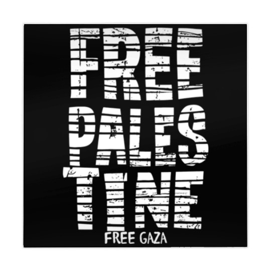 free palestine white Mahjong Mats