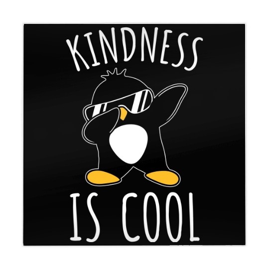 Kindness Is Cool Dabbing Dab Dance Funny Penguin Mahjong Mats