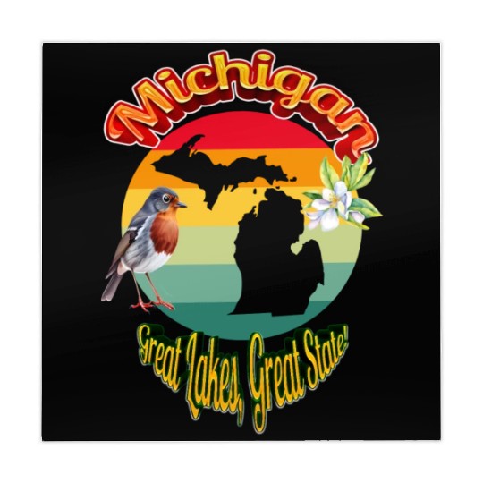 Michigan: Great Lakes, Great State! Mahjong Mats