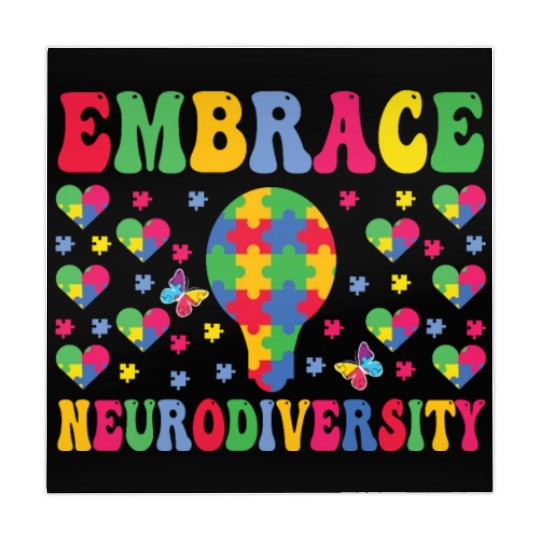 embrace neurodiversity - Embrace ADHD Autism ASD Mahjong Mats