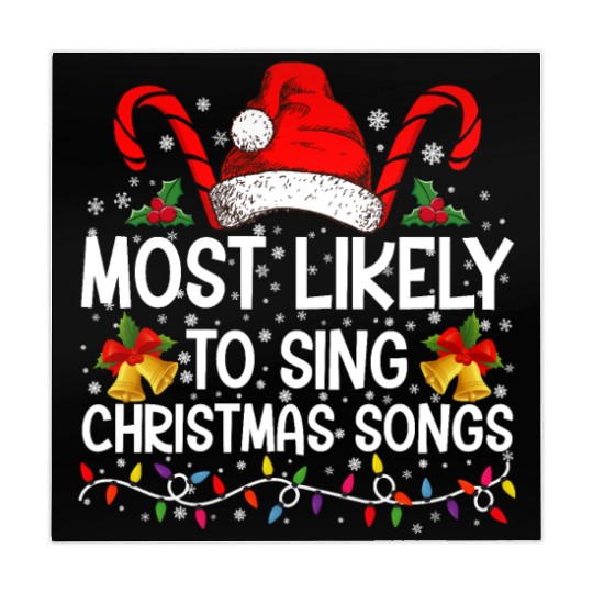 Most Likely To Sing Christmas Songs Mahjong Mats
