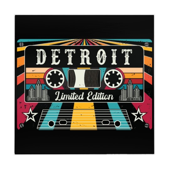 Vintage Detroit City Mahjong Mats