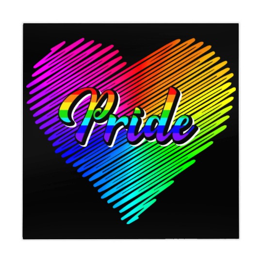 Cute Pride Heart Lgbtq Lesbian Rainbow Apparel Gay Mahjong Mats