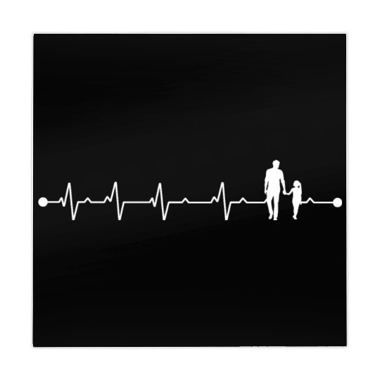 father and daughter heartbeat Mahjong Mats