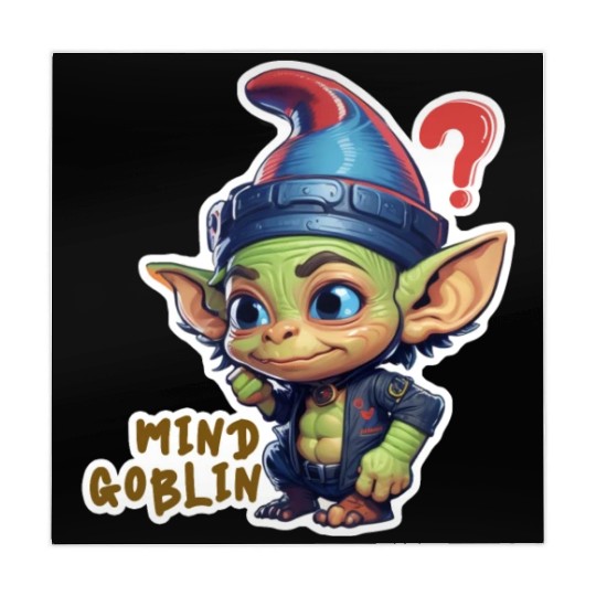Funny Green Goblin Monster - Mind Goblin Deez Nuts Mahjong Mats
