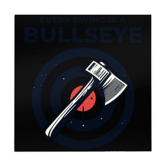 Axe Throwing Axe Thrower Lumberjack Funny Bullseye Mahjong Mats