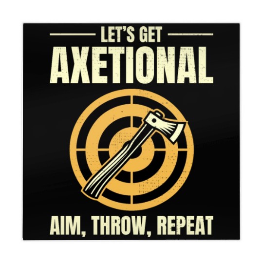 Axetional Axe Throwing Bullseye Aim Throw Repeat Mahjong Mats