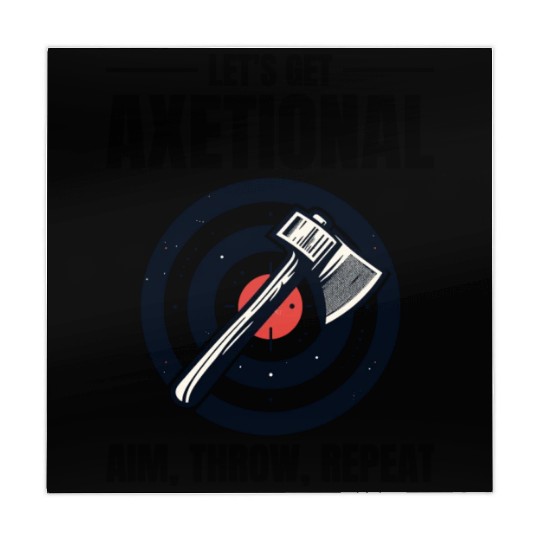 Axetional Axe Throwing Bullseye Aim Throw Repeat Mahjong Mats