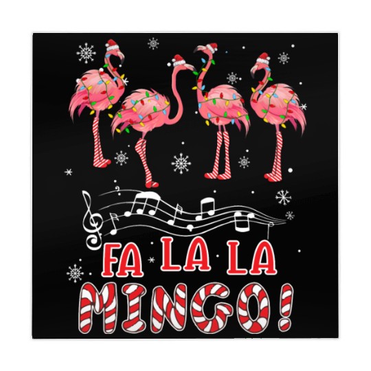 Candy Cane Flamingoes Fa La La Mingo Flamingo Mahjong Mats