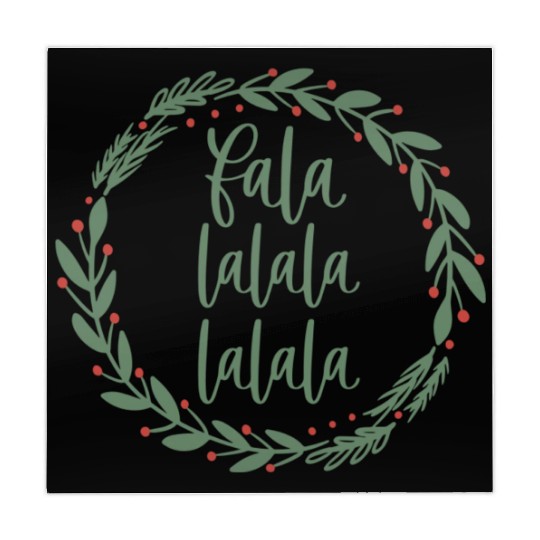 Fa La La Sage Green Christmas Wreath Fun Mahjong Mats