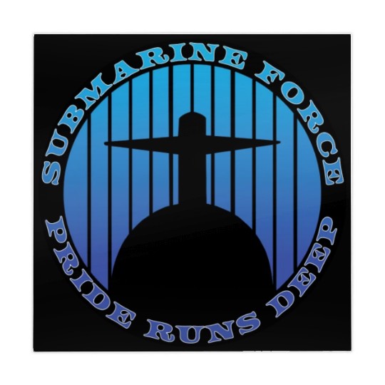 Submarine Force Pride Runs Deep Ocean Blue Mahjong Mats