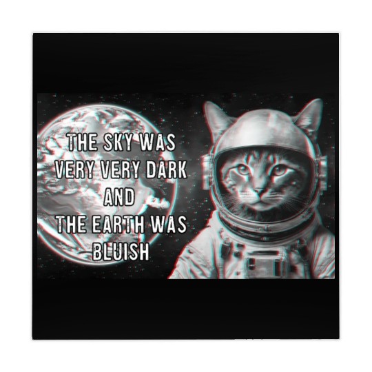 a Cat Astronaut Gazing at Earth, Mahjong Mats