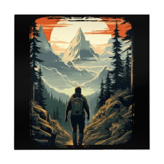 Forest nature trekking adventure Mahjong Mats