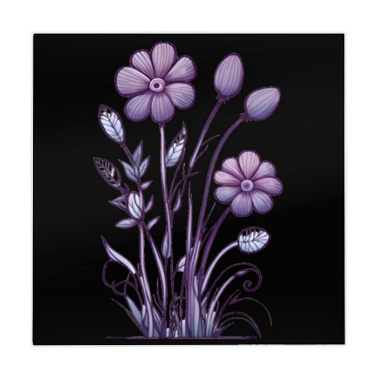 Lavender Majesty: A Tapestry of Orchids and Lilacs Mahjong Mats