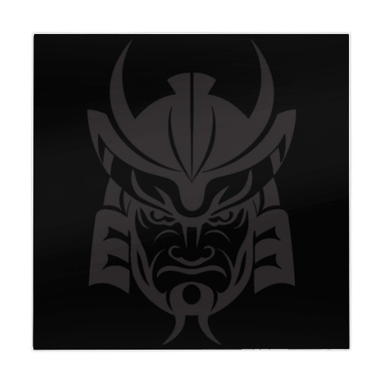 Samurai Helmet Logo Katana Swordsman Mahjong Mats