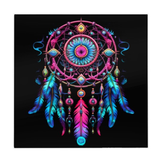 Neon Dreamcatcher Fantasy | Plastic Poppy™ Mahjong Mats