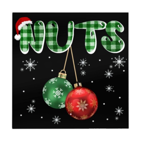 Chest Nuts Christmas Funny Couple Matching Mahjong Mats