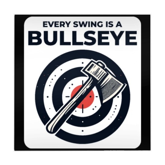 Axe Throwing Axe Thrower Lumberjack Funny Bullseye Mahjong Mats