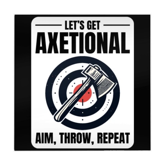Axetional Axe Throwing Bullseye Aim Throw Repeat Mahjong Mats