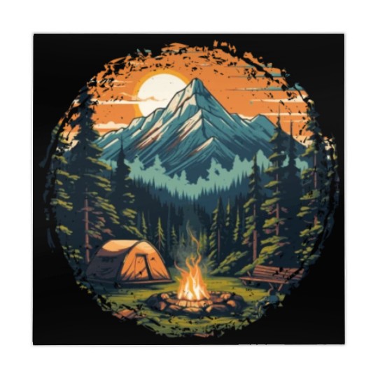 Forest nature trekking adventure Mahjong Mats