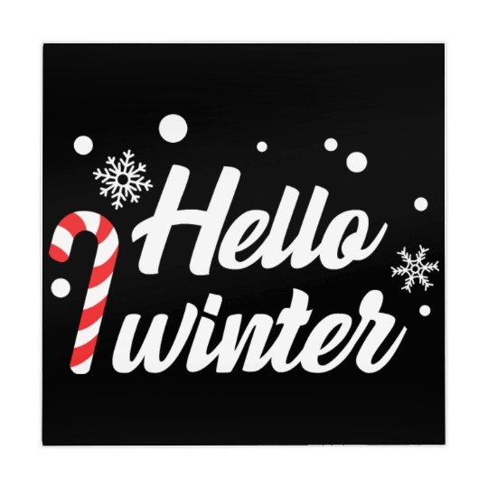 Hello Winter Christmas Candy Canes Mahjong Mats