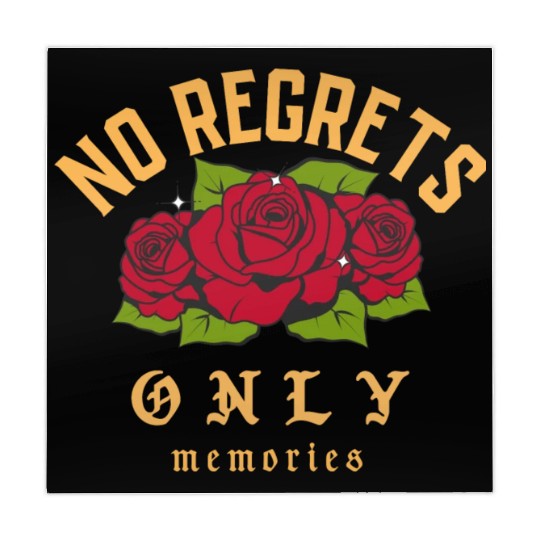 No Regrets only memories Mahjong Mats