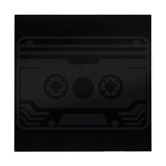 A vintage-inspired illustration of cassette tape Mahjong Mats