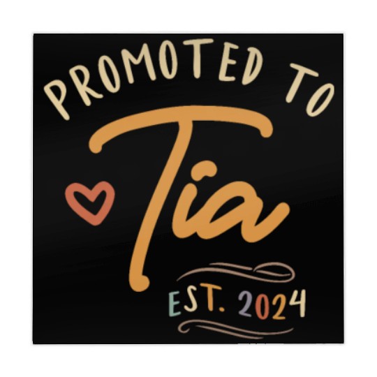 Promoted To Tia Established 2024 Funny Aunt Mahjong Mats