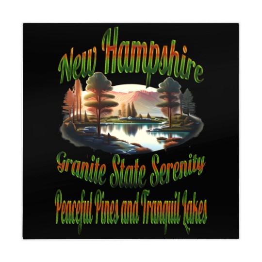 New Hampshire Granite State Serenity Mahjong Mats