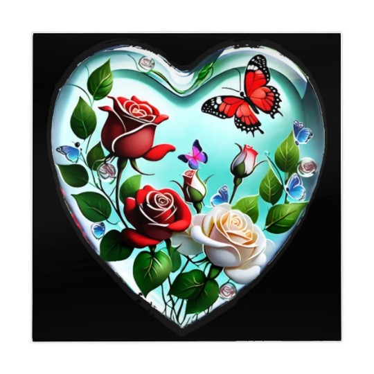 roses and butterflies Mahjong Mats