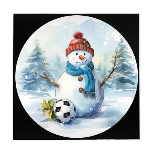 Vintage Charm: Watercolor Snowman Collection Mahjong Mats