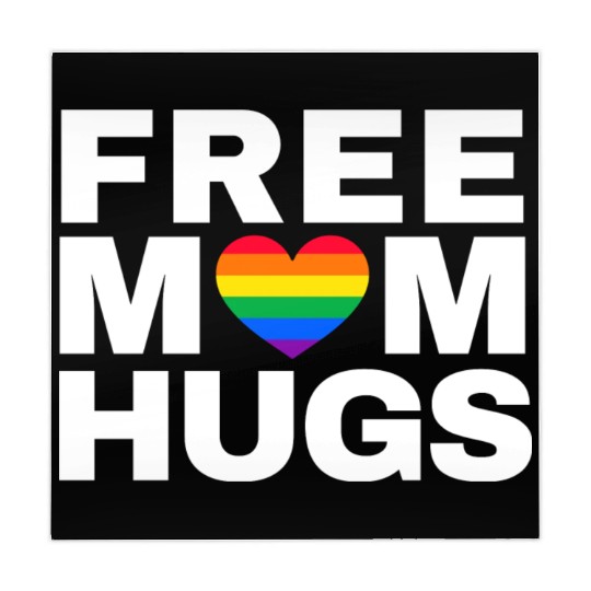 Free Mom Hugs, Free Mom Hugs Rainbow Gay Pride Mahjong Mats