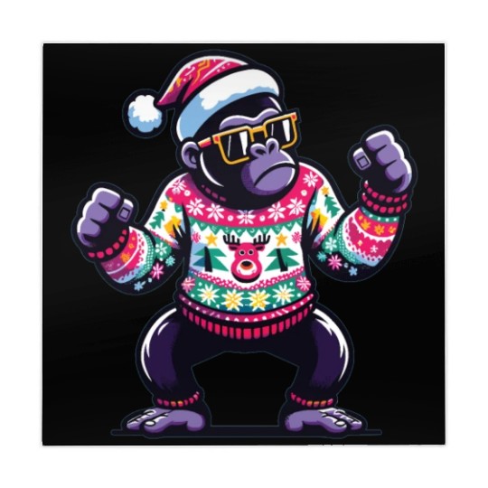 Gorilla With Sunglasses Mahjong Mats