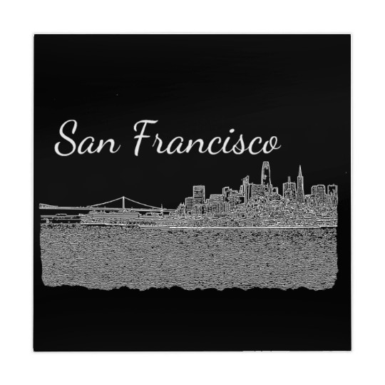 San Francisco - city panorama Mahjong Mats