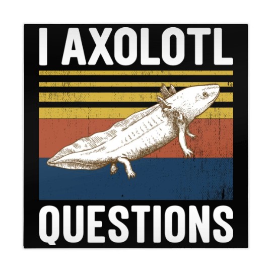 I Axolotl Questions I Ask A Lot Of Questions Pun Mahjong Mats