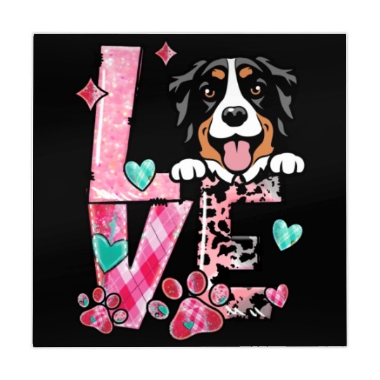 Belgian Malinois Dog I Love My Dog Valentines Day Mahjong Mats