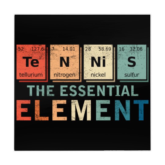 Tennis The Essential Element Racket Sport Player Mahjong Mats