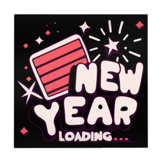 NYE New Year Loading Cheers To Festive New Year's Mahjong Mats