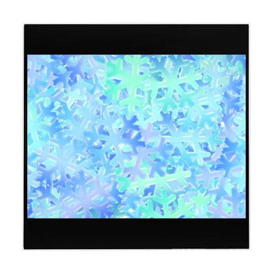 Crystal Snowflake Pattern Mahjong Mats