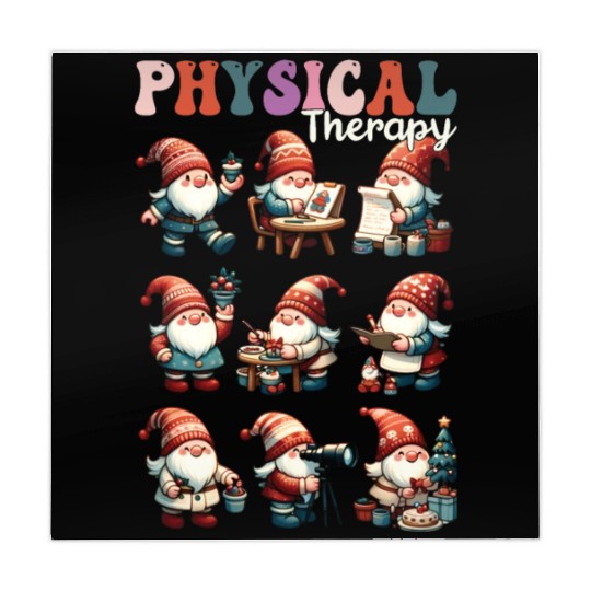 Christmas Gnome Santa Physical Therapy Xmas Mahjong Mats