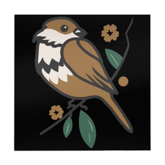 Sparrow Bird On A Branch Mahjong Mats