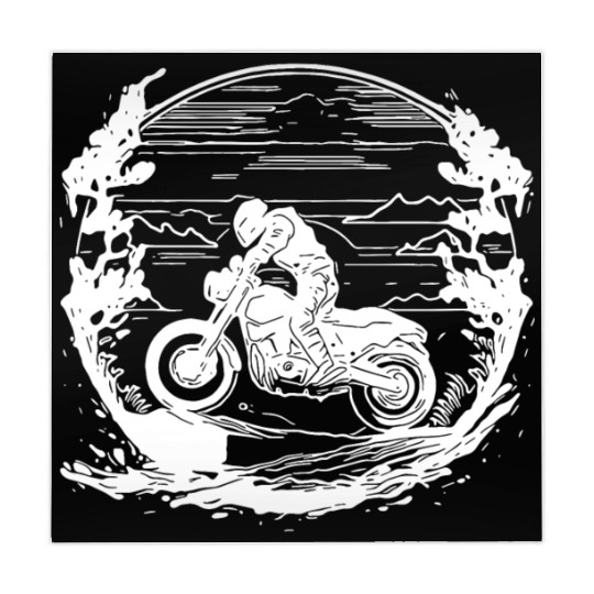 Motor Race Extreme Sports Dirtbike Terrain Mahjong Mats