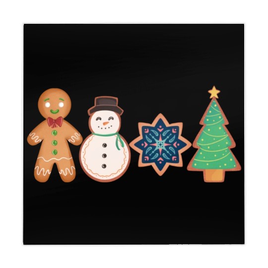 Christmas Gingerbread Cookie Mahjong Mats