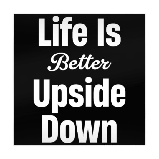 Life Is Better Upside Down Fitness Workout Mahjong Mats