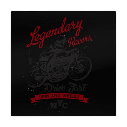 Legendary Racer Motorcycle Drive Fast NY Mahjong Mats