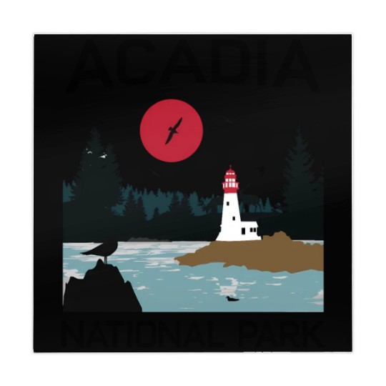 Acadia National Park 80s Maine Mount Island Mahjong Mats