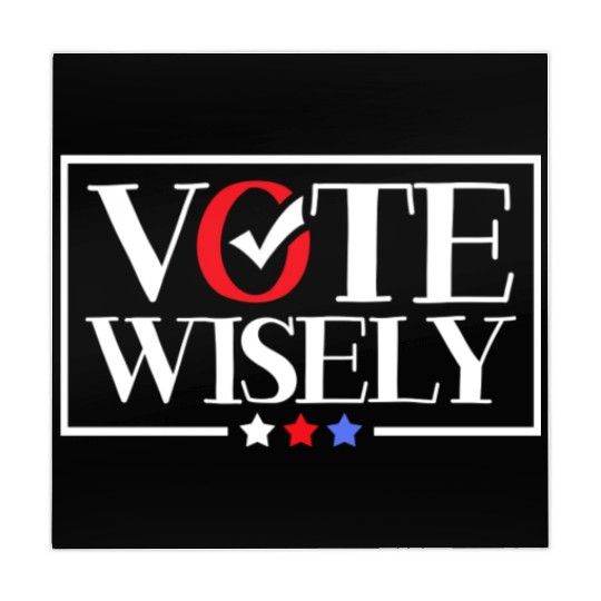 Vote Wisely Patriotic American Voter Voting Vote Mahjong Mats