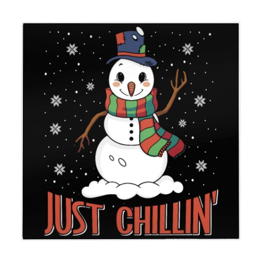 Snowmen Just Chillin' Winter Time Snow Mahjong Mats